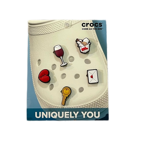 ✨🆕🐊CROCS COME AS YOU ARE, NIGHT IN JIBBITZ CHARMS🐊 - Picture 2 of 4